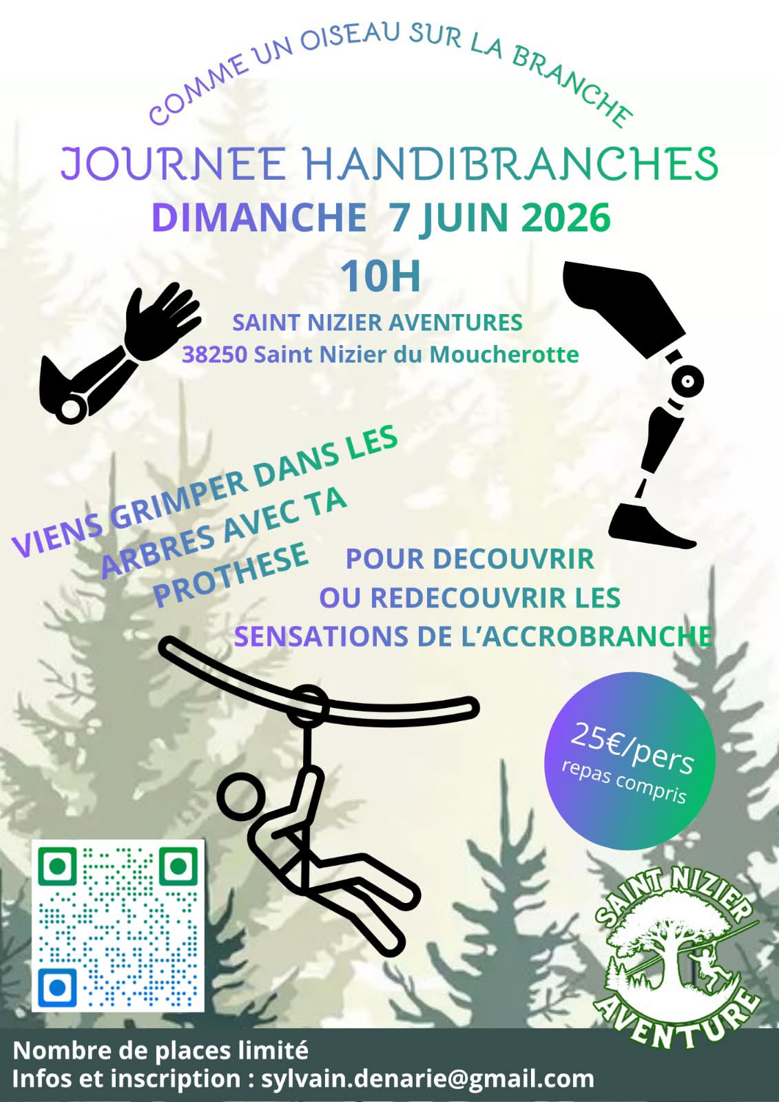 Journée Handibranche Saint Nizier Aventure