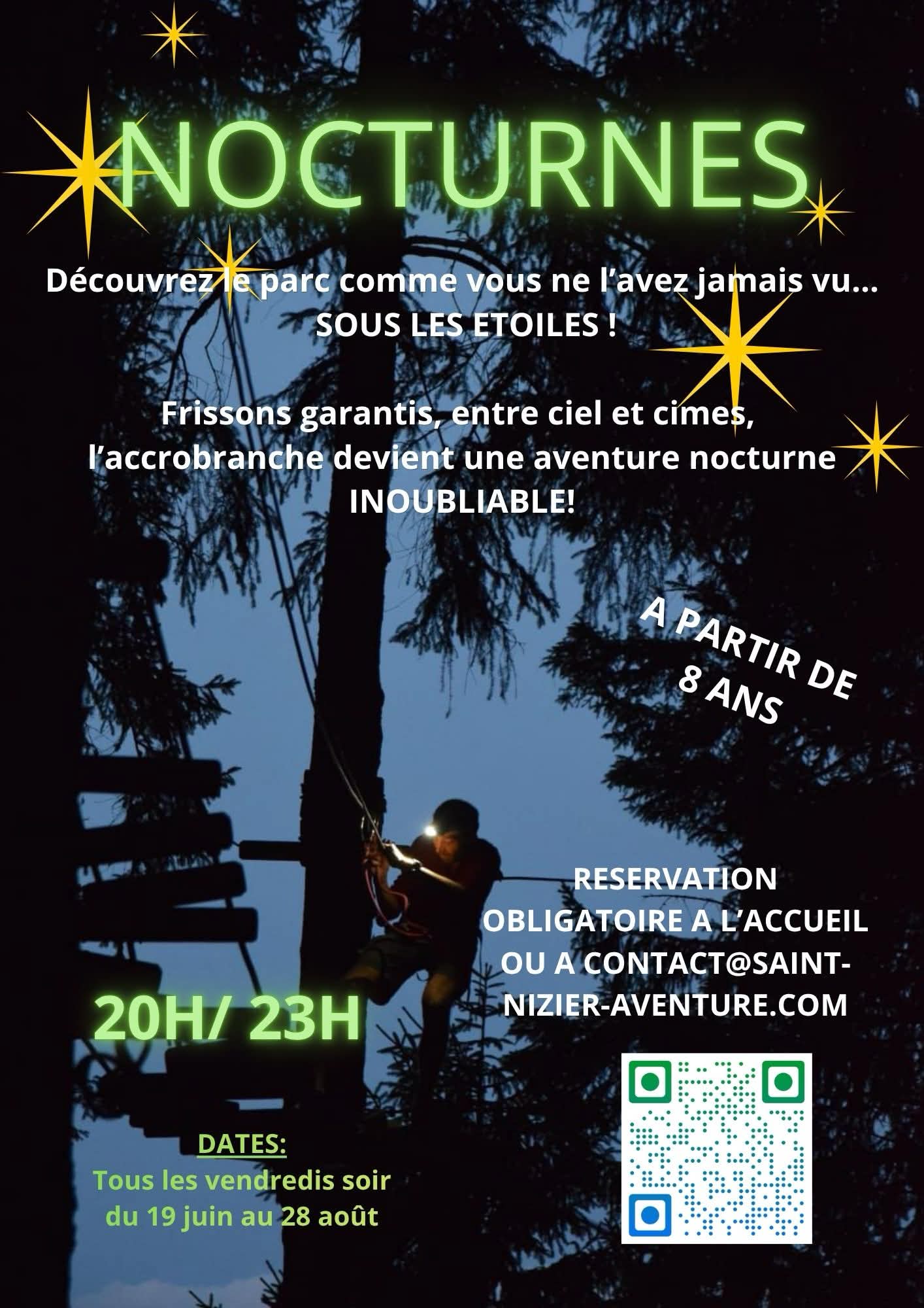 Soirée nocturne Saint Nizier Aventure